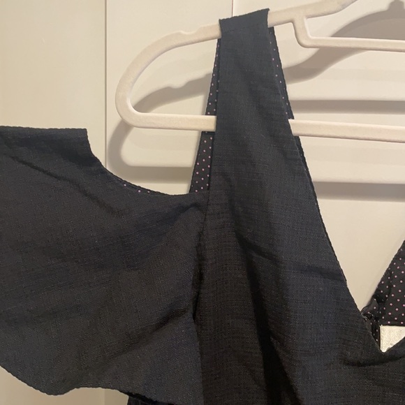 Elevenses Black Sleeve Shorts Romper - Picture 5 of 6